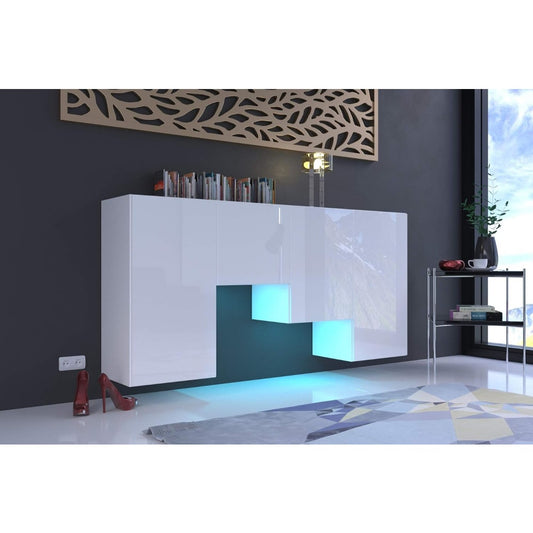Sideboard mit LED-Beleuchtung und RGB-Farbwechsel