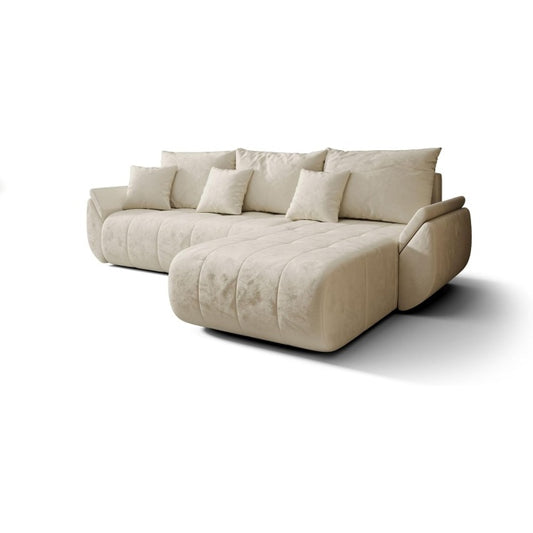 Ecksofa in L-Form mit Schlaffunktion und Bettkasten, 280 ¡Á 175 ¡Á 85 cm